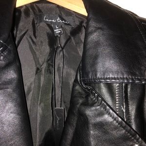 Love tree leather Moto jacket. (Not real leather)